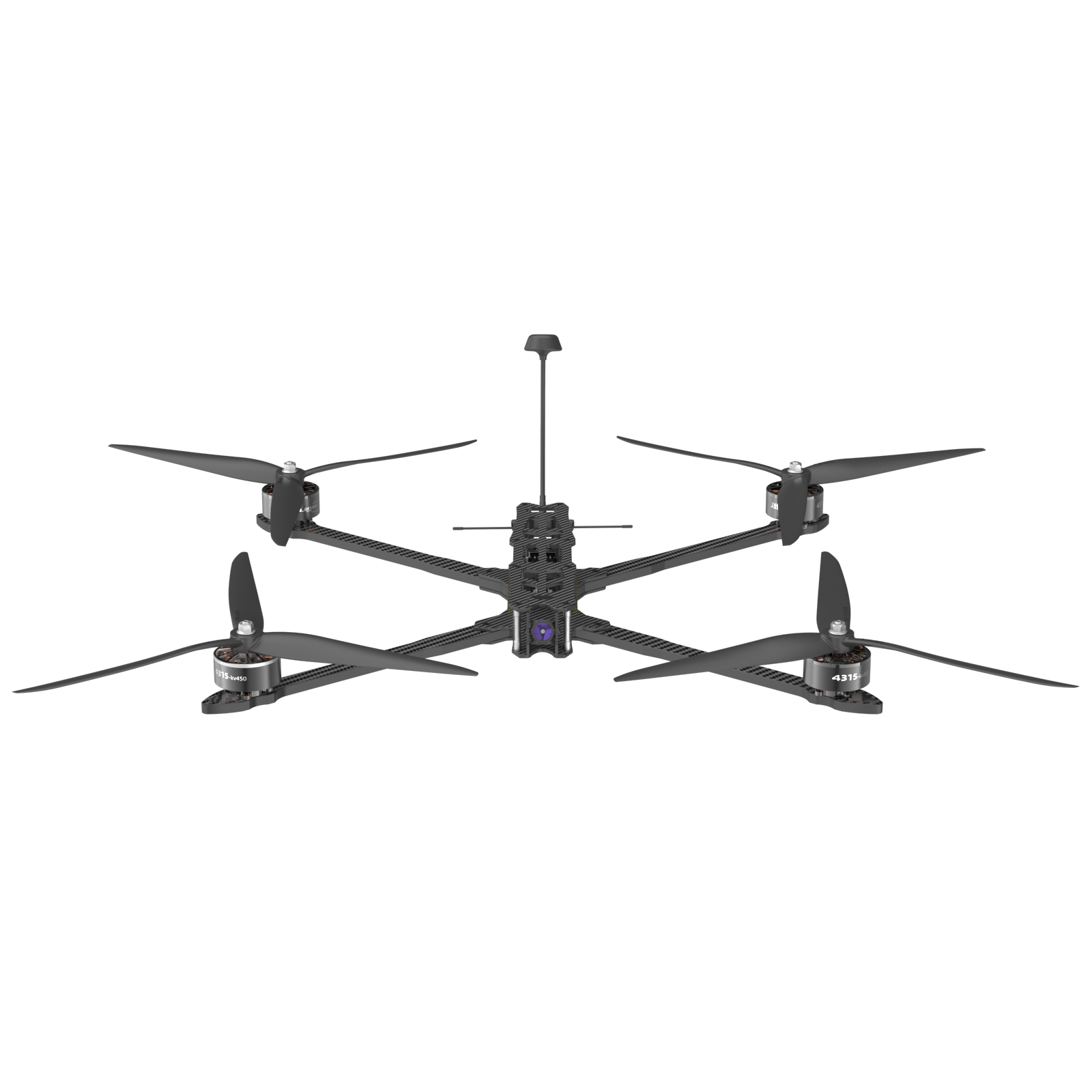 15 inch FPV UAV platform cutout for large-frame configuration planning